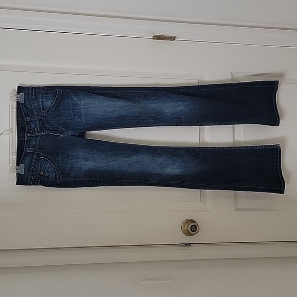 Hudson Size Unknown Bootcut / Flare Leg, Button Pocket, Low Rise Blue Jeans - Picture 9 of 13